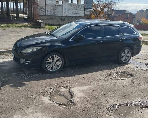 Черный Мазда 6, объемом двигателя 2 л и пробегом 315 тыс. км за 6500 $, фото 5 на Automoto.ua
