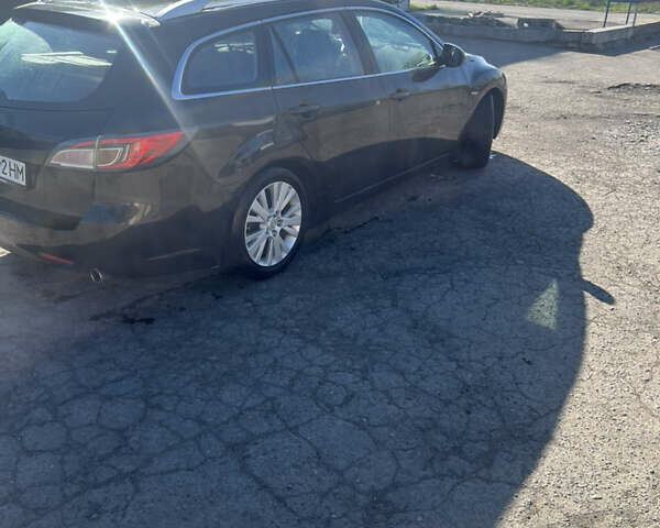 Чорний Мазда 6, об'ємом двигуна 2 л та пробігом 252 тис. км за 6800 $, фото 1 на Automoto.ua