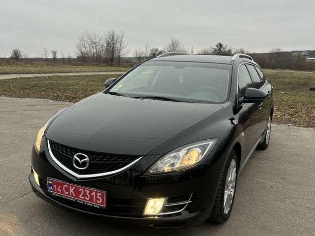 Черный Мазда 6, объемом двигателя 2 л и пробегом 180 тыс. км за 7600 $, фото 1 на Automoto.ua