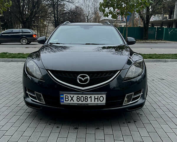 Черный Мазда 6, объемом двигателя 2 л и пробегом 235 тыс. км за 9200 $, фото 1 на Automoto.ua