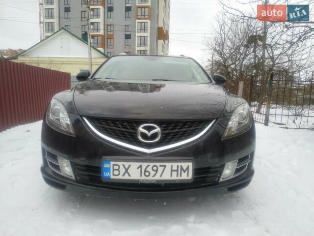 Черный Мазда 6, объемом двигателя 2 л и пробегом 276 тыс. км за 6700 $, фото 1 на Automoto.ua