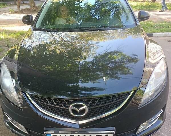 Черный Мазда 6, объемом двигателя 2 л и пробегом 240 тыс. км за 8000 $, фото 1 на Automoto.ua