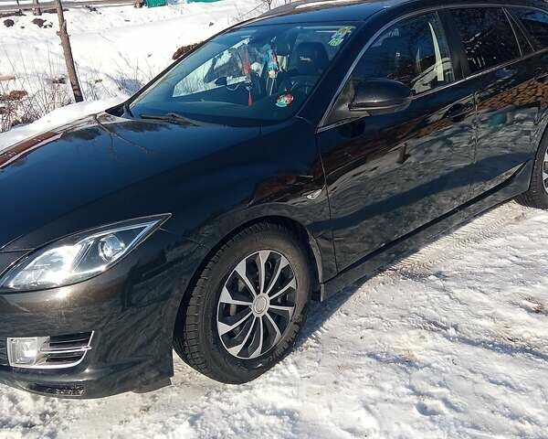 Чорний Мазда 6, об'ємом двигуна 2 л та пробігом 223 тис. км за 8200 $, фото 1 на Automoto.ua