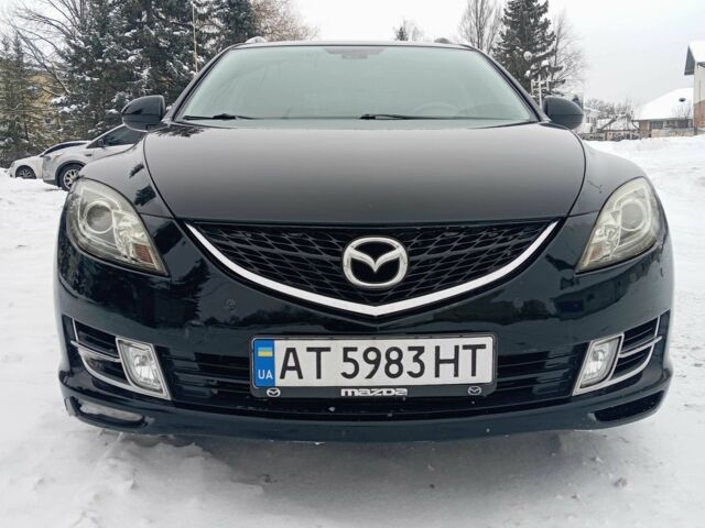 Черный Мазда 6, объемом двигателя 2 л и пробегом 244 тыс. км за 6100 $, фото 1 на Automoto.ua