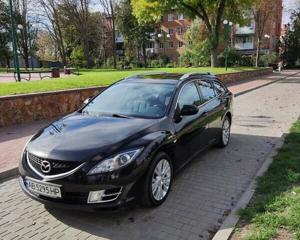 Черный Мазда 6, объемом двигателя 2 л и пробегом 332 тыс. км за 6900 $, фото 2 на Automoto.ua