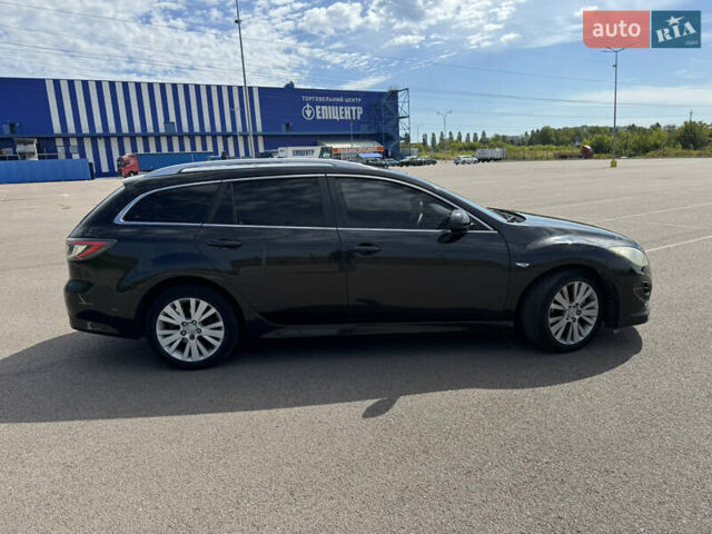 Черный Мазда 6, объемом двигателя 2.18 л и пробегом 256 тыс. км за 7270 $, фото 3 на Automoto.ua