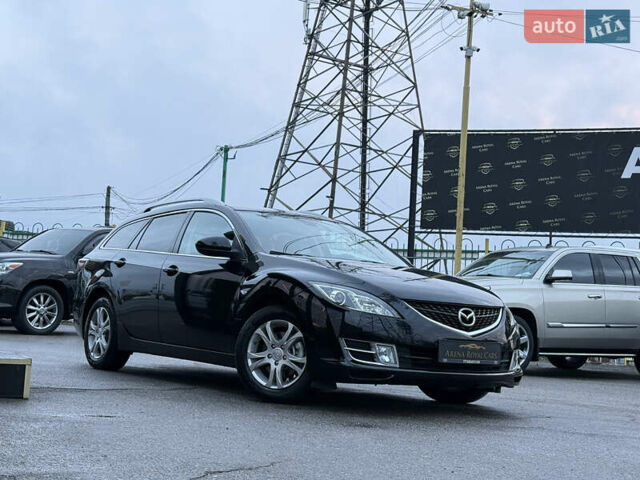 Черный Мазда 6, объемом двигателя 2 л и пробегом 220 тыс. км за 8600 $, фото 2 на Automoto.ua