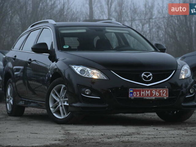 Черный Мазда 6, объемом двигателя 2 л и пробегом 191 тыс. км за 7999 $, фото 1 на Automoto.ua