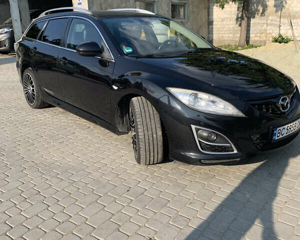 Черный Мазда 6, объемом двигателя 2.18 л и пробегом 280 тыс. км за 8000 $, фото 2 на Automoto.ua