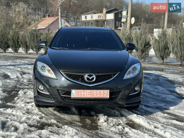 Черный Мазда 6, объемом двигателя 2 л и пробегом 250 тыс. км за 8900 $, фото 1 на Automoto.ua