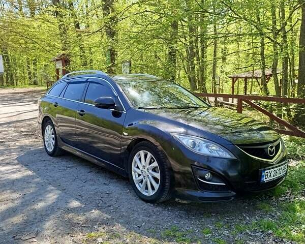 Черный Мазда 6, объемом двигателя 2.18 л и пробегом 282 тыс. км за 7600 $, фото 2 на Automoto.ua