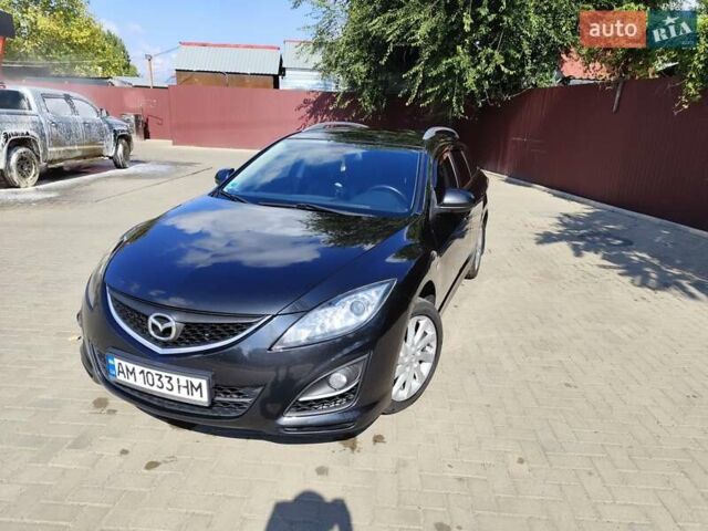 Черный Мазда 6, объемом двигателя 2.2 л и пробегом 248 тыс. км за 8500 $, фото 1 на Automoto.ua