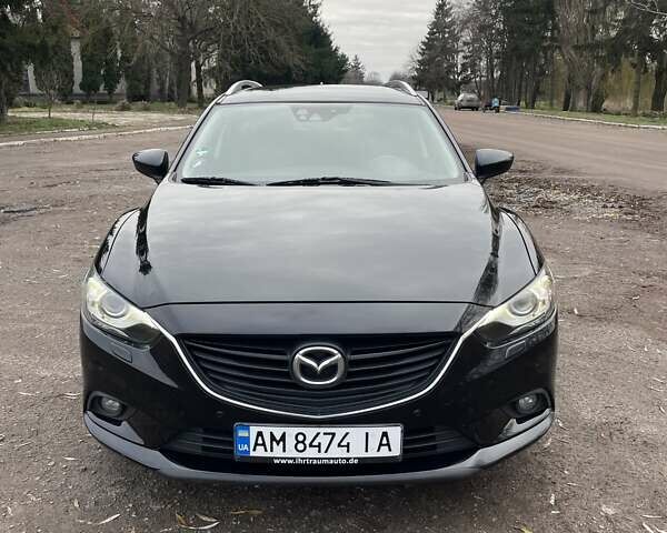 Черный Мазда 6, объемом двигателя 2.18 л и пробегом 240 тыс. км за 9500 $, фото 12 на Automoto.ua