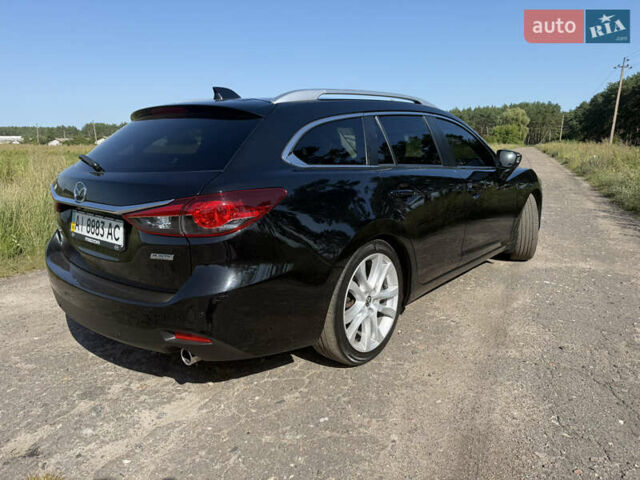 Черный Мазда 6, объемом двигателя 2.2 л и пробегом 272 тыс. км за 12500 $, фото 4 на Automoto.ua