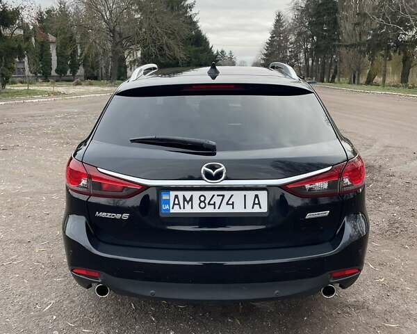 Черный Мазда 6, объемом двигателя 2.18 л и пробегом 240 тыс. км за 9500 $, фото 5 на Automoto.ua