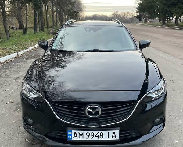 Черный Мазда 6, объемом двигателя 2.18 л и пробегом 175 тыс. км за 11000 $, фото 16 на Automoto.ua
