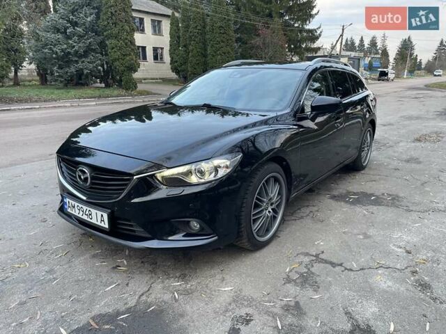 Черный Мазда 6, объемом двигателя 2.18 л и пробегом 175 тыс. км за 11000 $, фото 15 на Automoto.ua