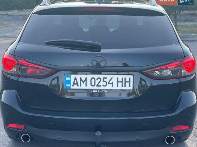 Черный Мазда 6, объемом двигателя 2.19 л и пробегом 160 тыс. км за 15500 $, фото 4 на Automoto.ua