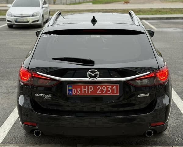 Черный Мазда 6, объемом двигателя 2.2 л и пробегом 219 тыс. км за 14200 $, фото 3 на Automoto.ua
