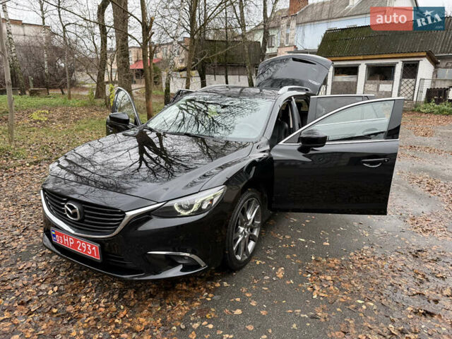 Черный Мазда 6, объемом двигателя 2.2 л и пробегом 219 тыс. км за 14200 $, фото 119 на Automoto.ua