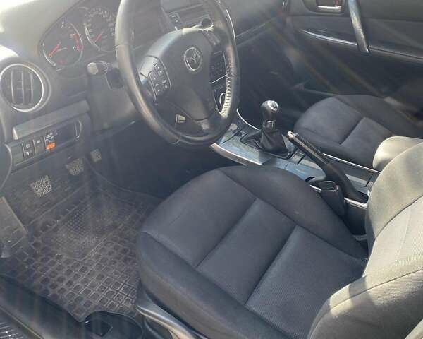 Черный Мазда 6, объемом двигателя 2 л и пробегом 182 тыс. км за 5100 $, фото 2 на Automoto.ua