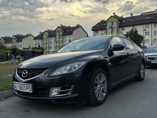 Черный Мазда 6, объемом двигателя 2 л и пробегом 290 тыс. км за 4900 $, фото 4 на Automoto.ua