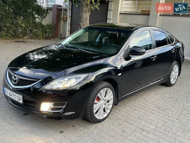 Черный Мазда 6, объемом двигателя 1.8 л и пробегом 245 тыс. км за 6000 $, фото 2 на Automoto.ua