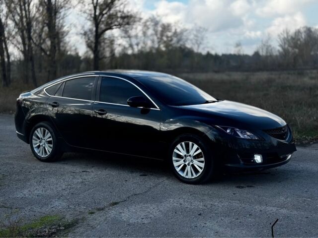 Черный Мазда 6, объемом двигателя 2 л и пробегом 199 тыс. км за 6500 $, фото 2 на Automoto.ua