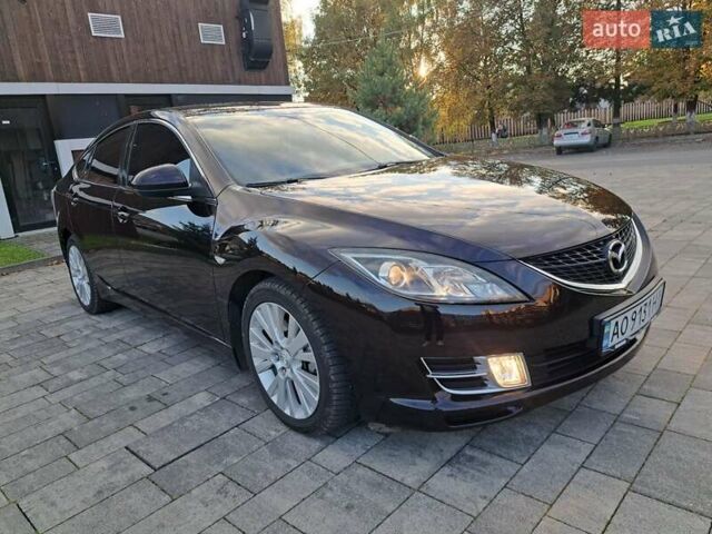 Черный Мазда 6, объемом двигателя 2 л и пробегом 184 тыс. км за 6900 $, фото 1 на Automoto.ua