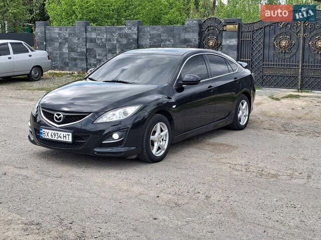 Черный Мазда 6, объемом двигателя 2 л и пробегом 272 тыс. км за 7000 $, фото 5 на Automoto.ua