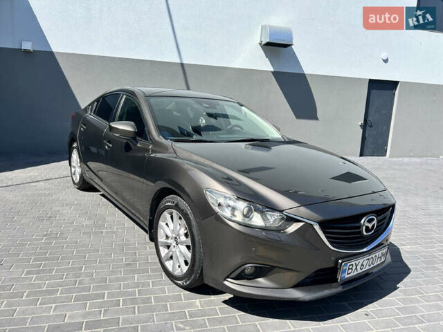 Коричневый Мазда 6, объемом двигателя 2 л и пробегом 165 тыс. км за 14900 $, фото 1 на Automoto.ua