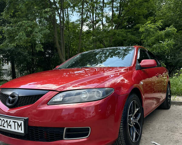 Красный Мазда 6, объемом двигателя 2 л и пробегом 285 тыс. км за 4300 $, фото 1 на Automoto.ua