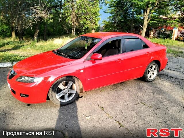 Красный Мазда 6, объемом двигателя 2 л и пробегом 203 тыс. км за 3650 $, фото 2 на Automoto.ua