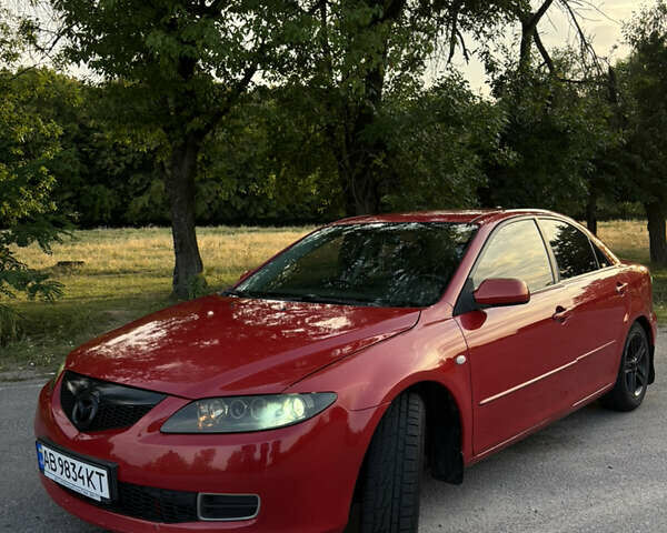 Красный Мазда 6, объемом двигателя 2 л и пробегом 203 тыс. км за 5399 $, фото 1 на Automoto.ua