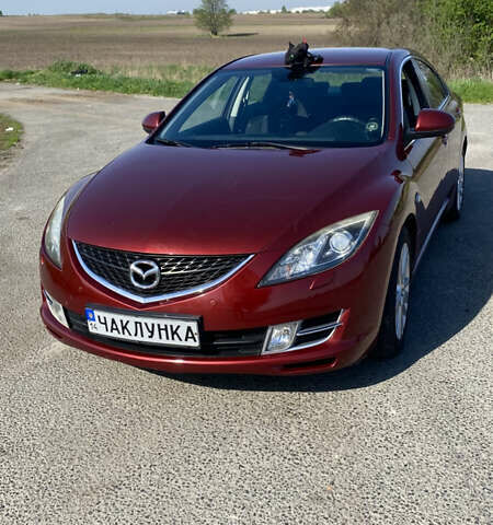 Красный Мазда 6, объемом двигателя 2 л и пробегом 136 тыс. км за 7500 $, фото 1 на Automoto.ua