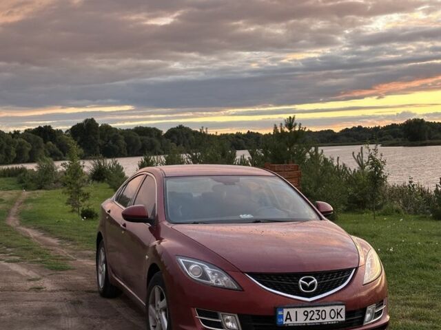 Красный Мазда 6, объемом двигателя 2 л и пробегом 280 тыс. км за 8200 $, фото 1 на Automoto.ua