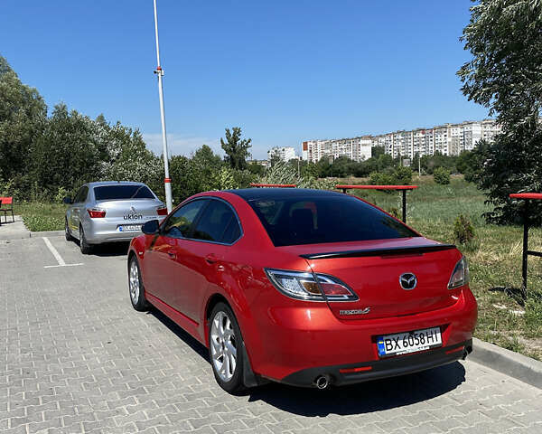 Красный Мазда 6, объемом двигателя 2.49 л и пробегом 130 тыс. км за 10500 $, фото 4 на Automoto.ua