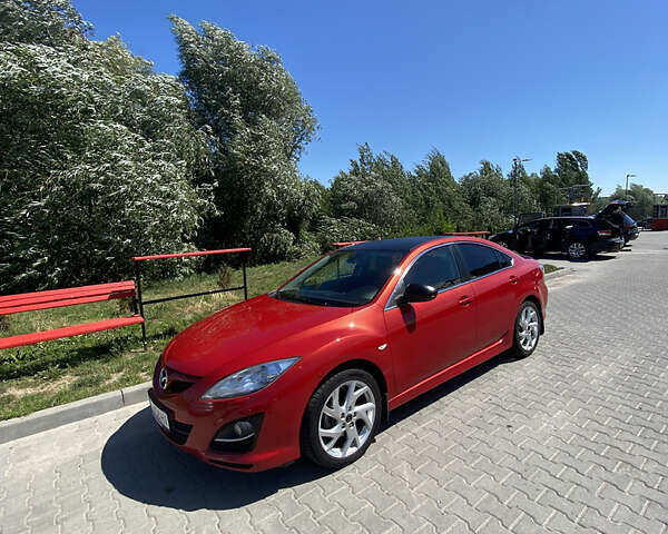 Красный Мазда 6, объемом двигателя 2.49 л и пробегом 130 тыс. км за 10500 $, фото 1 на Automoto.ua