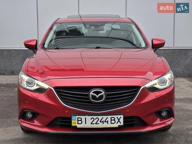 Красный Мазда 6, объемом двигателя 2.49 л и пробегом 190 тыс. км за 11700 $, фото 1 на Automoto.ua