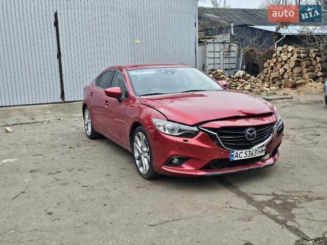 Червоний Мазда 6, об'ємом двигуна 2.19 л та пробігом 200 тис. км за 6800 $, фото 1 на Automoto.ua