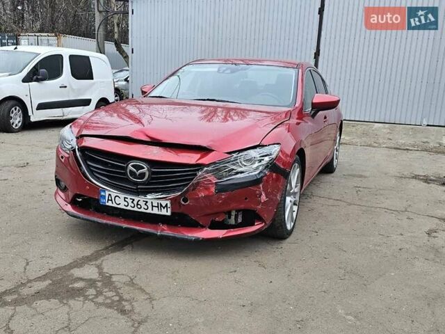 Червоний Мазда 6, об'ємом двигуна 2.19 л та пробігом 200 тис. км за 6900 $, фото 12 на Automoto.ua