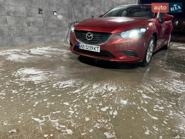 Красный Мазда 6, объемом двигателя 2.49 л и пробегом 219 тыс. км за 9600 $, фото 1 на Automoto.ua
