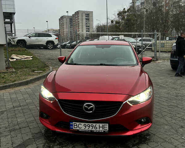 Красный Мазда 6, объемом двигателя 2.49 л и пробегом 123 тыс. км за 11500 $, фото 1 на Automoto.ua
