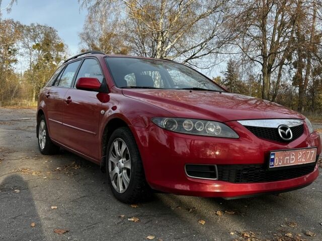 Червоний Мазда 6, об'ємом двигуна 2 л та пробігом 307 тис. км за 5800 $, фото 1 на Automoto.ua