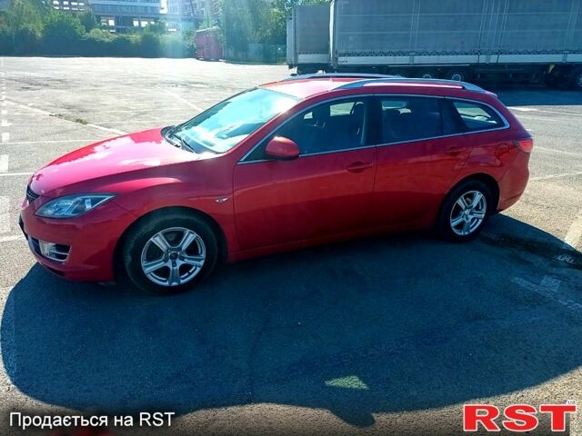 Красный Мазда 6, объемом двигателя 2 л и пробегом 256 тыс. км за 5500 $, фото 1 на Automoto.ua