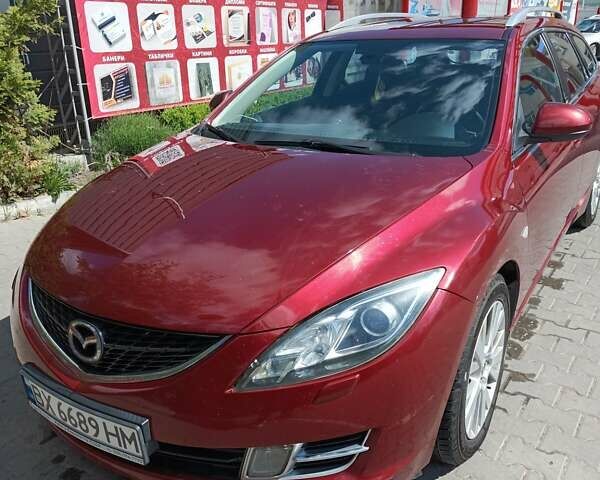 Красный Мазда 6, объемом двигателя 2 л и пробегом 325 тыс. км за 5499 $, фото 1 на Automoto.ua