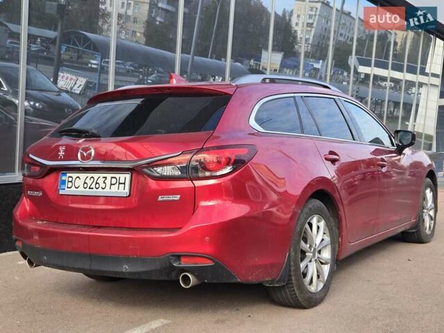 Красный Мазда 6, объемом двигателя 2.2 л и пробегом 161 тыс. км за 14900 $, фото 3 на Automoto.ua