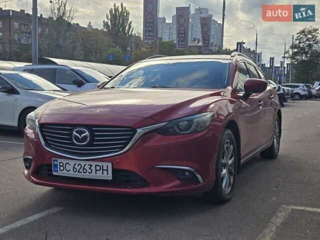 Красный Мазда 6, объемом двигателя 2.2 л и пробегом 161 тыс. км за 14900 $, фото 1 на Automoto.ua