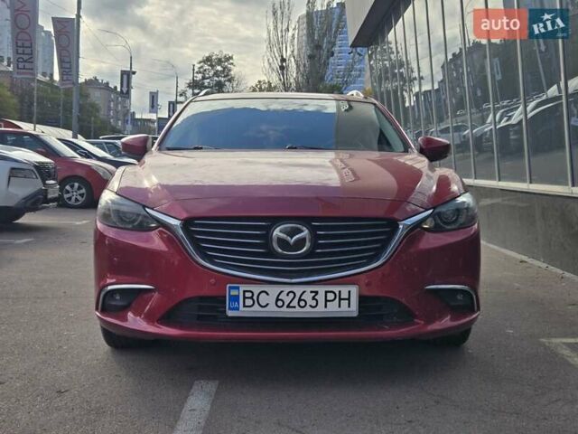 Красный Мазда 6, объемом двигателя 2.2 л и пробегом 161 тыс. км за 14900 $, фото 2 на Automoto.ua