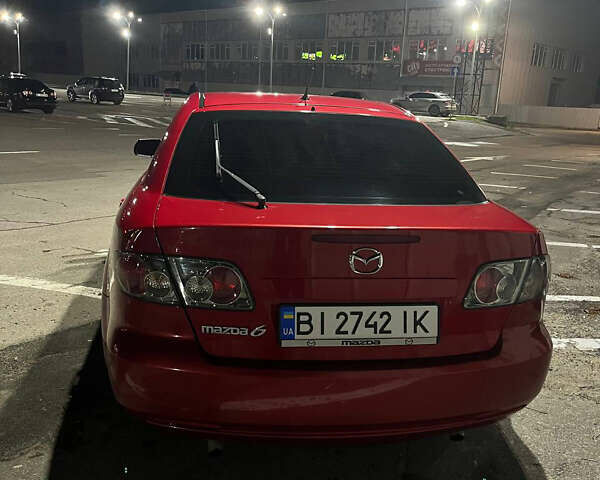 Красный Мазда 6, объемом двигателя 2 л и пробегом 197 тыс. км за 5500 $, фото 1 на Automoto.ua